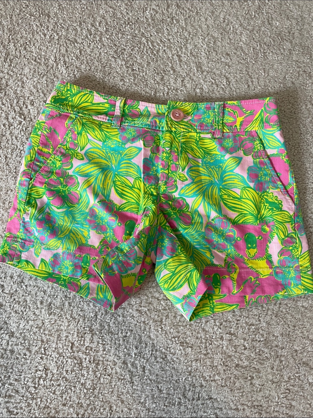 Lilly Pulitzer Big Squeeze Callahan shorts size 2